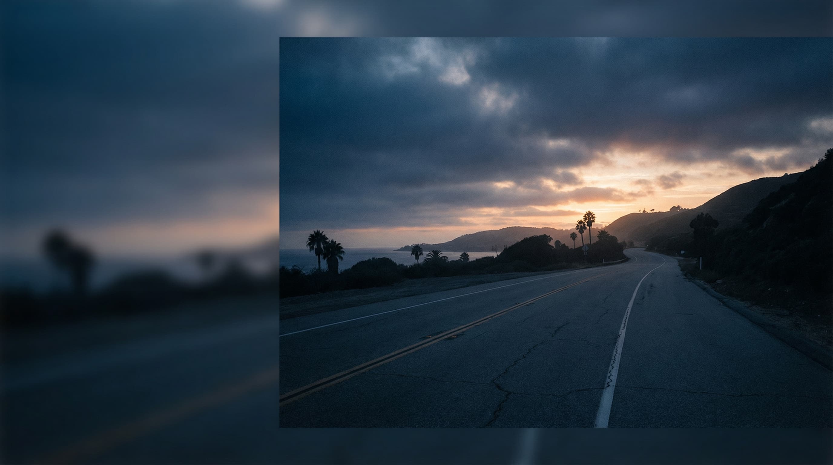 Pacific Coast Highway at dusk — SR-22 filing California